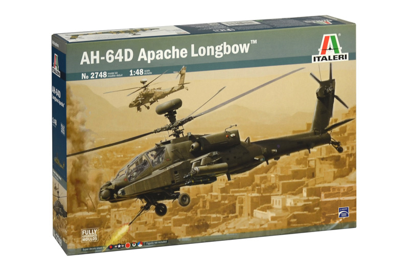 2748  авиация  AH-64D APACHE LONGBOW  (1:48)