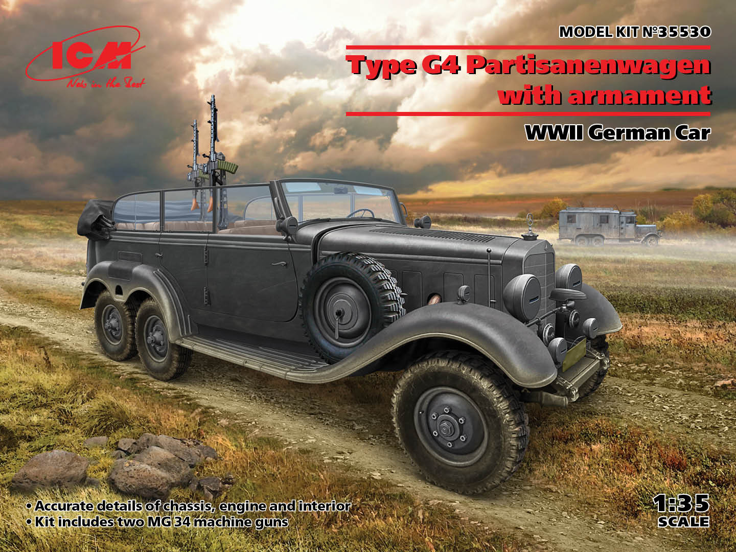 35530  техника и вооружение  Type G4 Partisanenwagen  (1:35)