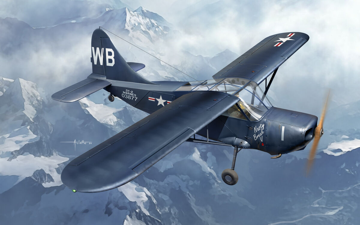 48016  авиация  L-5B/OY-2/Sentinel Mk.II  (1:48)