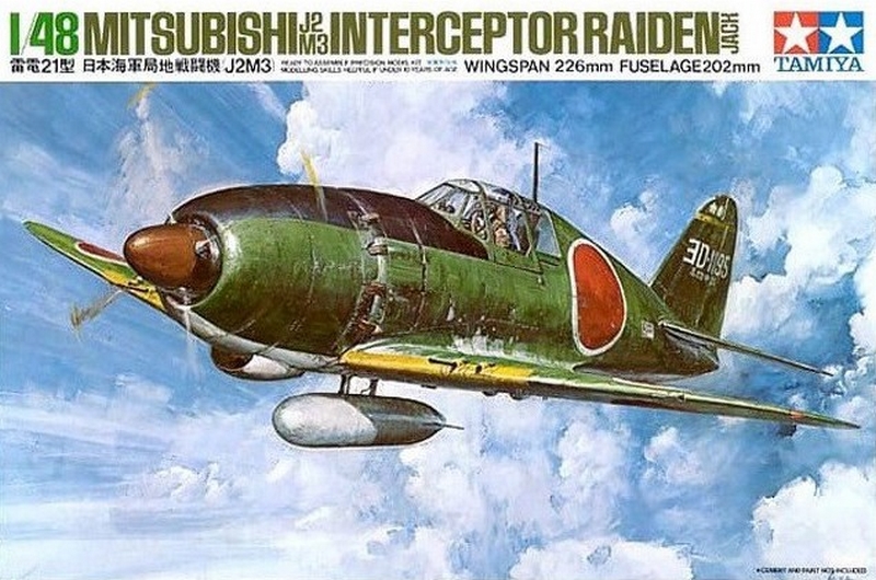61018  авиация  Mitsubishi J2M3 Interceptor Raiden (Jack)  (1:48)