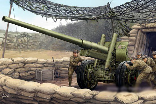 02316  техника и вооружение  Soviet 122mm Corps Gun M1931/1937 (A-19) M1931 Wheel  (1:35)