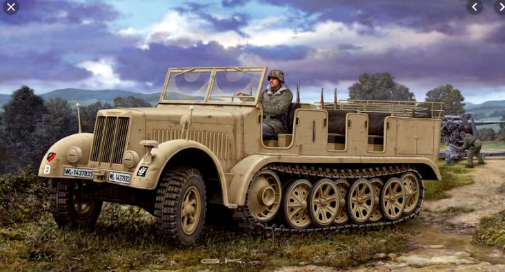 03186  техника и вооружение  БТР Sd.Kfz. 7  (1:72)