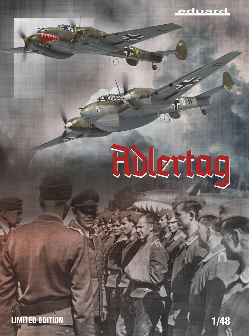 11145  авиация  Adlertag (Bf 110C, C-1, C-6, D, D-0, D-3) Limited Edition  (1:48)