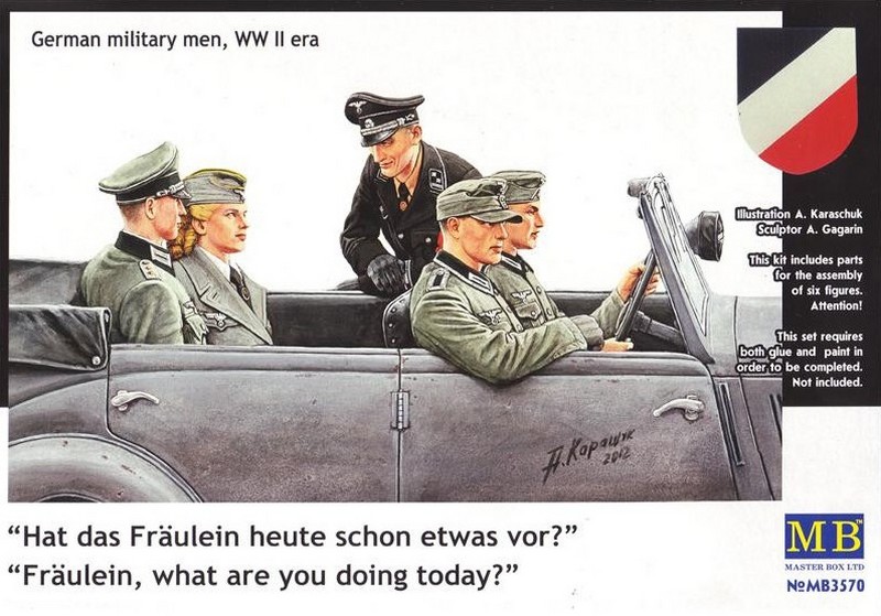 MB3570  фигуры  Экипаж легковушки (1:35)