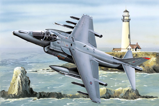 02287  авиация  RAF Harrier GR.MK7  (1:32)
