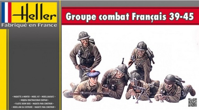 81224  фигуры  GROUPE COMBAT Franсais 39-45 (1:35)