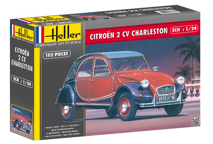 80766  автомобили и мотоциклы  CITROËN 2CV CHARLESTON (1:24)