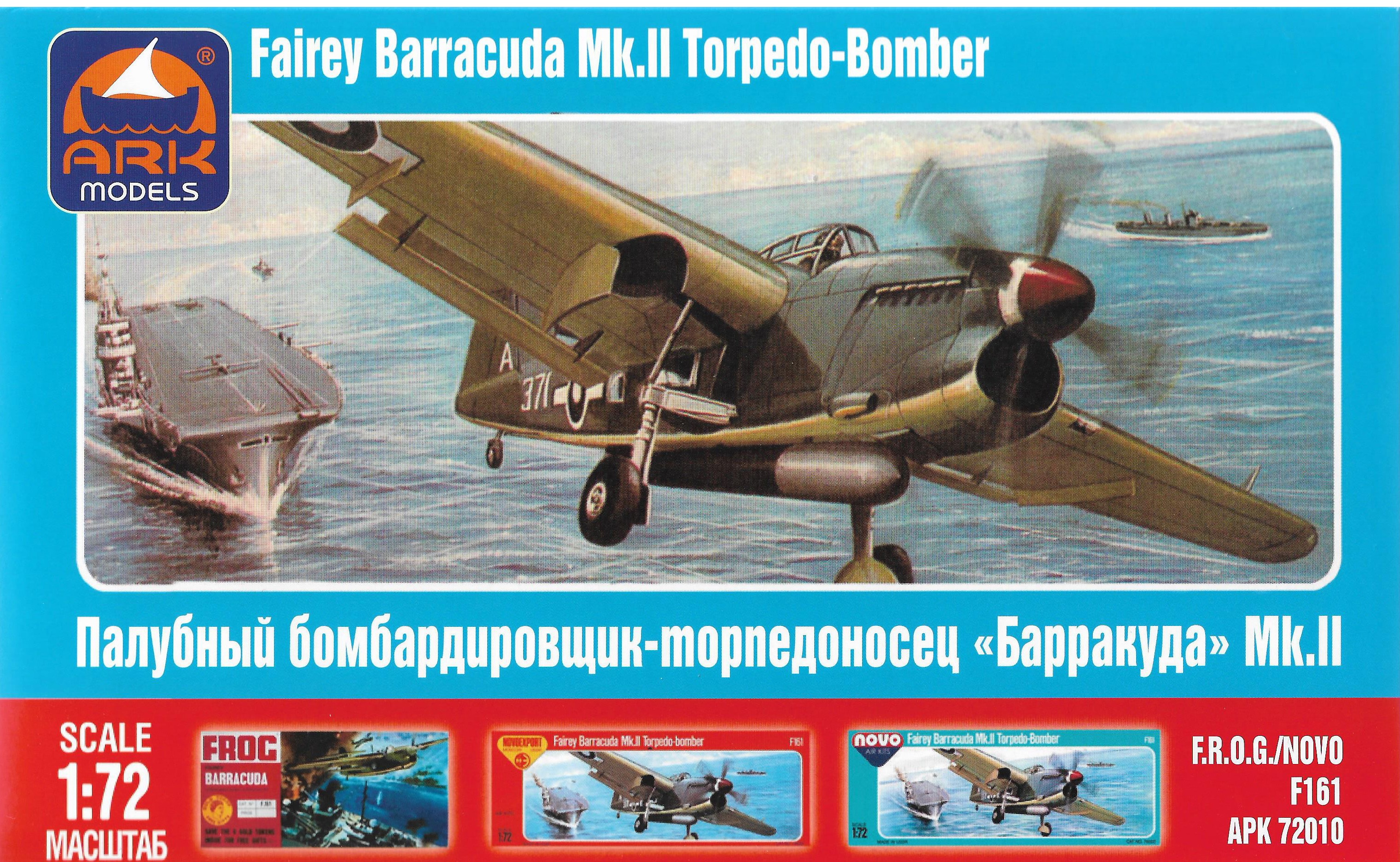 72010  авиация  Палубный торпедоносец "Барракуда"  (1:72)