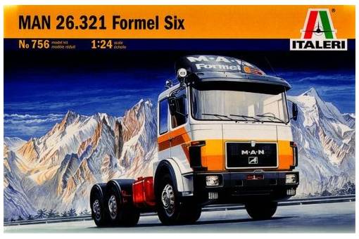 0756  автомобили и мотоциклы  MAN 26.321 Formel Six  (1:24)