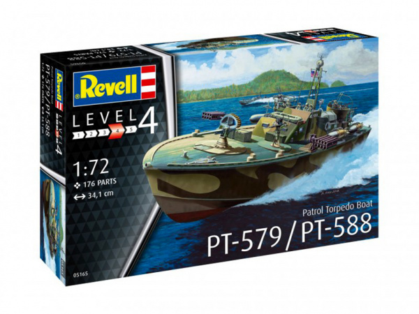 05165  флот  Patrol Torpedo Boat PT-588/PT-579  (1:72)