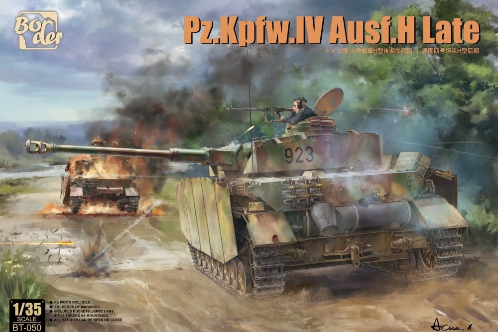 BT-050  техника и вооружение  Pz.Kpfw.IV Ausf.H Late  (1:35)