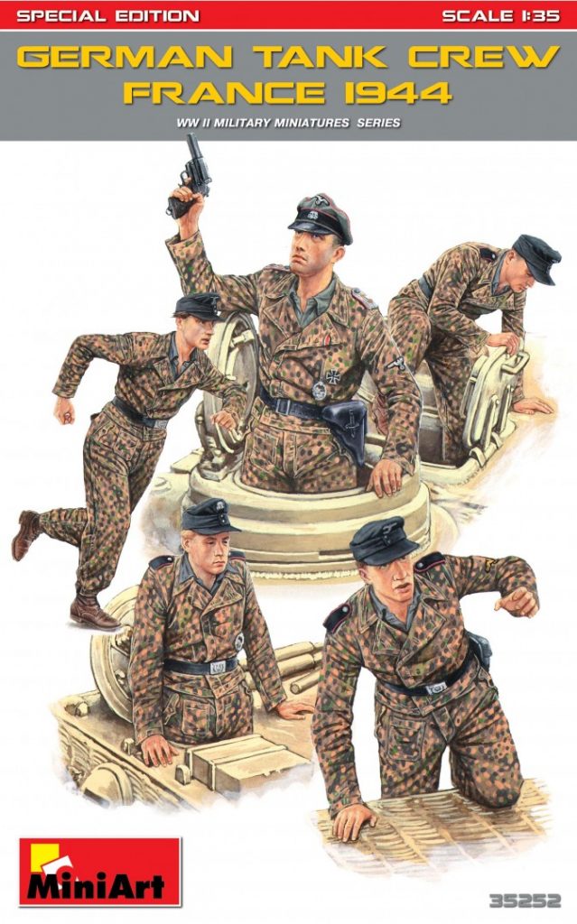 35252  фигуры  German Tank Crew France 1944 Special Edition  (1:35)