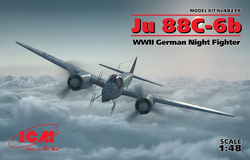 48239  авиация  Ju-88С-6b WWII German Night Fighter  (1:48)