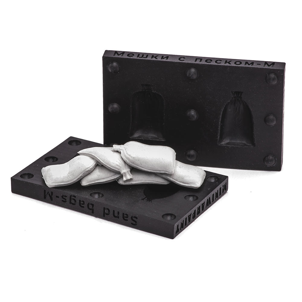 T-075  материалы для диорам  Молд мешки с песком, размер M  (1:35)