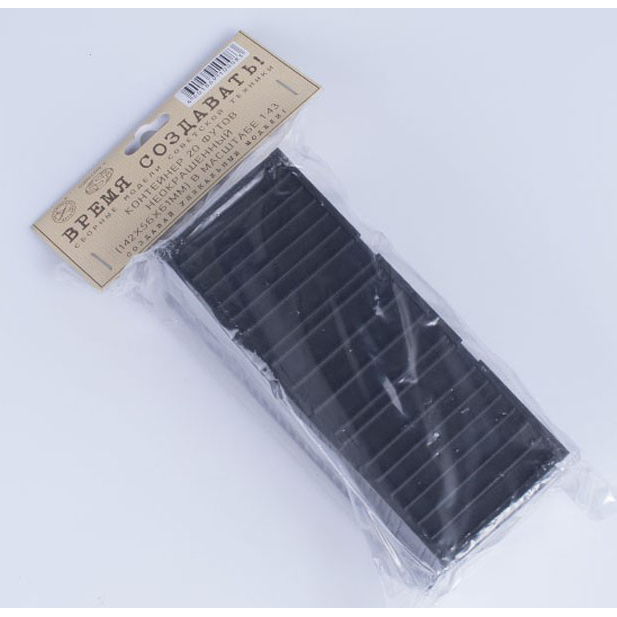 100083  дополнения из пластика  Контейнер 20 футов, неокрашенный (142x56x61)  (1:43)