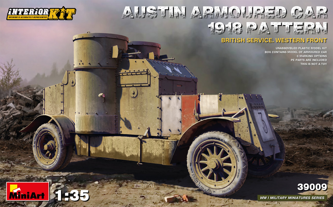 39009  техника и вооружение  AUSTIN 1918 PATTERN. BRITISH SERVICE. WESTERN FRONT. INTERIOR  (1:35)