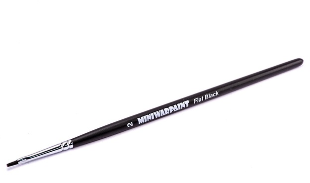 T-108  кисти  Кисть MiniWarPaint серии Flat Black №2