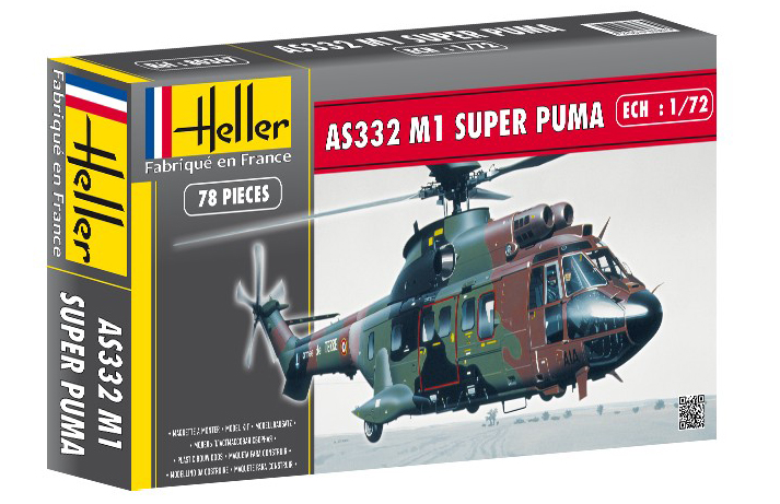 80367  авиация  Супер Пума AS332 M1 (1:72)