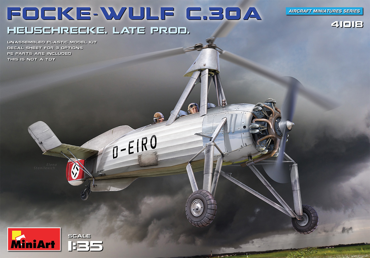41018  авиация  FOCKE-WULF FW C.30A HEUSCHRECKE. LATE PROD  (1:35)
