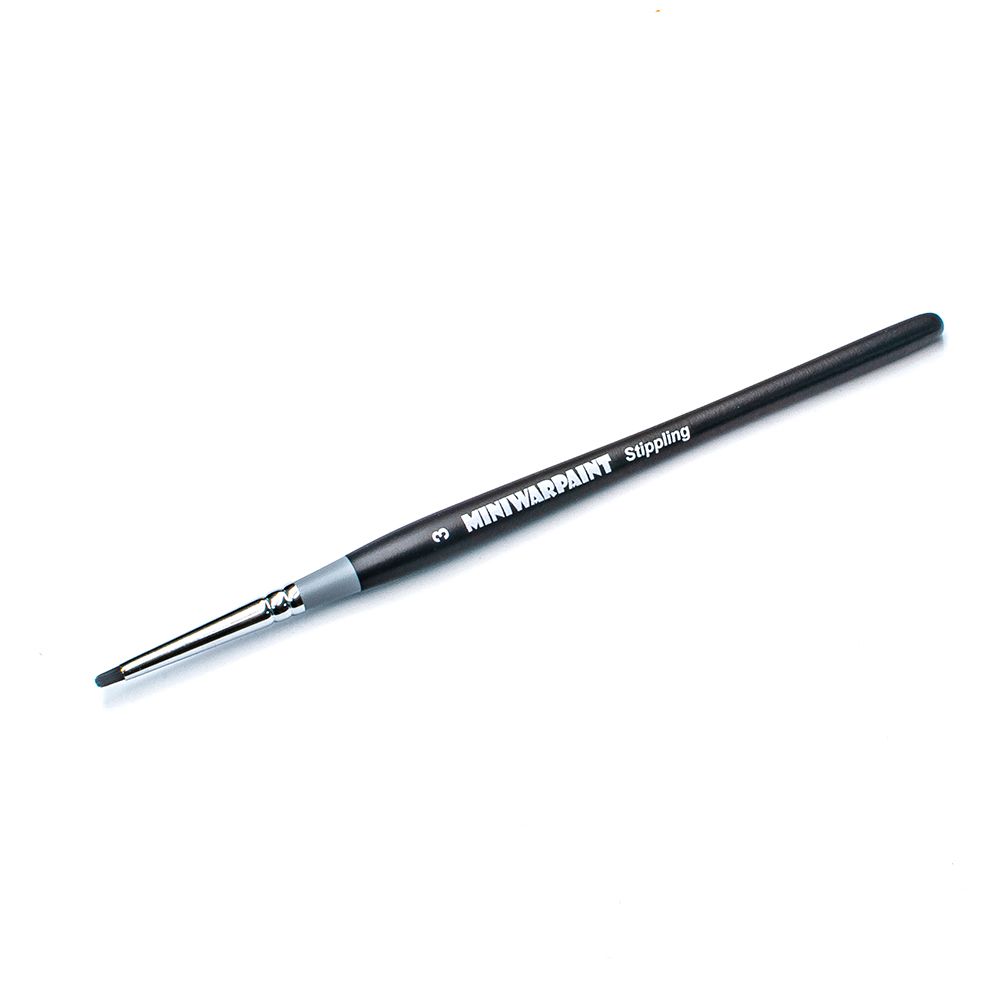 T-118  кисти  Кисть MiniWarPaint серии Stippling №3
