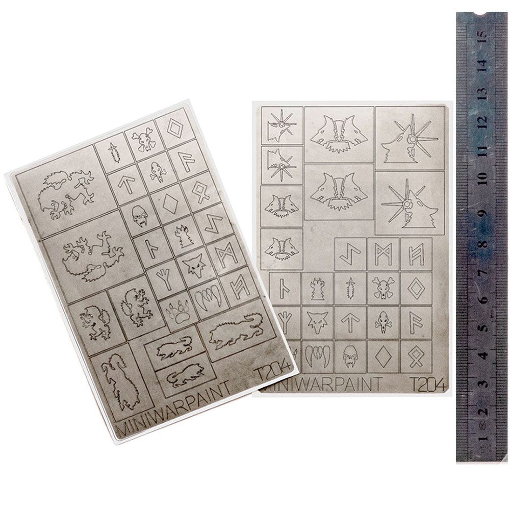 T-204  инструменты для работы с краской  Маска окрасочная Space Wolves II