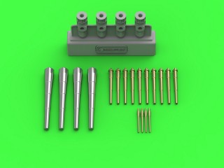 SM-350-107  металлические стволы  вооружение броненосца SMS Schleswig-Holstein 1935г.   (1:350)