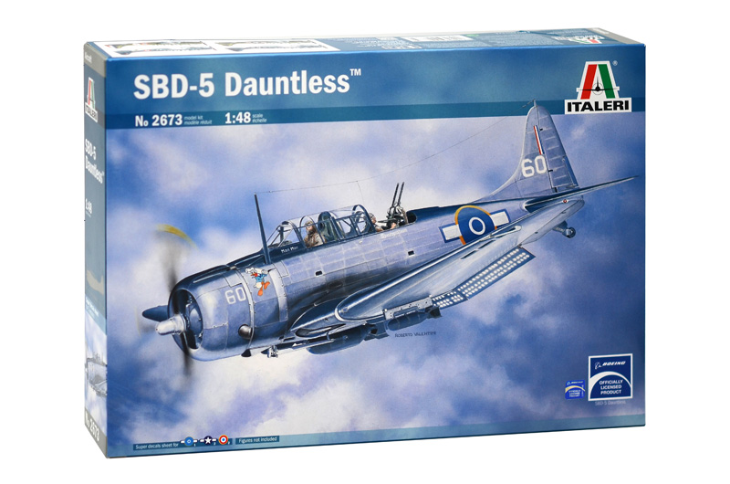 2673  авиация  SBD-5 Dauntless  (1:48)