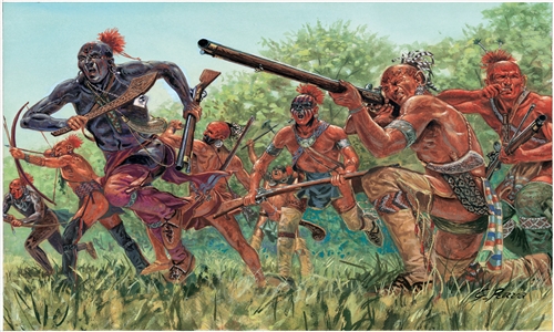 6061  фигуры  INDIAN WARRIORS (AMERIC.IND.WARS) (1:72)