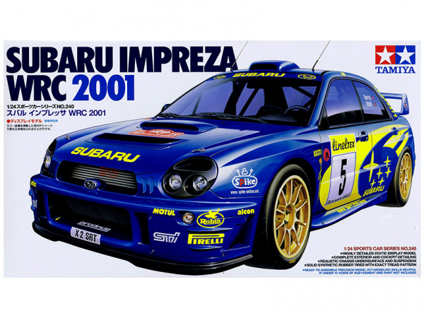 24240  автомобили и мотоциклы  Subaru Impreza  WRC 2001 (1:24)