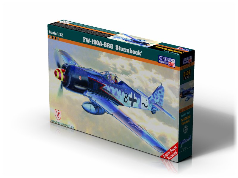 C-06  авиация  Fw-190A8R8 Sturmbock (1:72)