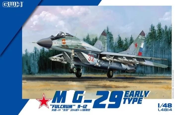 L4814  авиация  M&G-29 "Fulcrum" Early Type 9-12  (1:48)