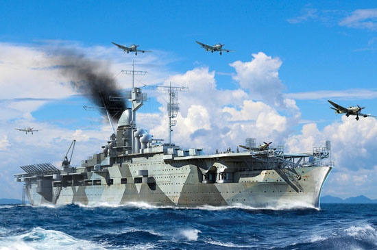 06709  флот  German Navy Aircraft Carrier DKM Graf Zeppelin  (1:700)