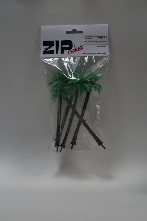 70011  дополнения из пластика  Королевская пальма 90 мм (5 штук) пластик