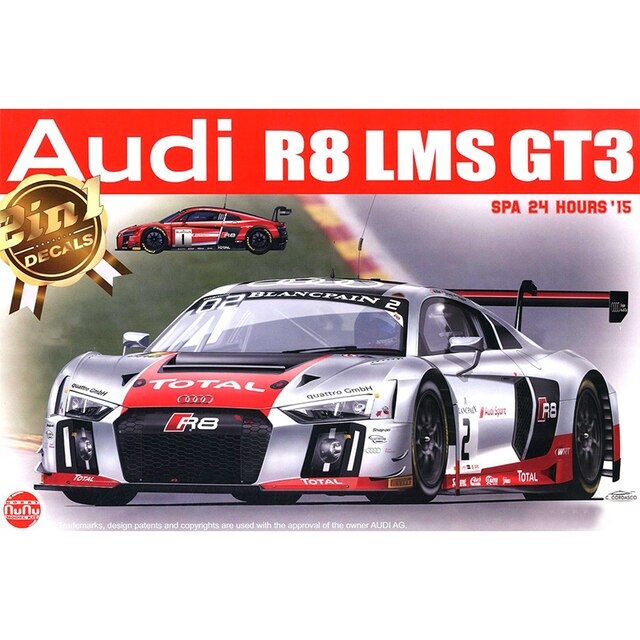 PN24004  автомобили и мотоциклы  Audi R8 LMS GT3 SPA 24 HOURS ' 15  (1:24)