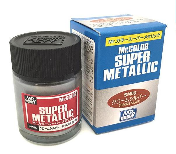 SM06  краска 18мл  CHROME SILVER