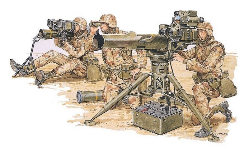 3012  фигуры  U.S. Marine Tank Killers  (1:35)