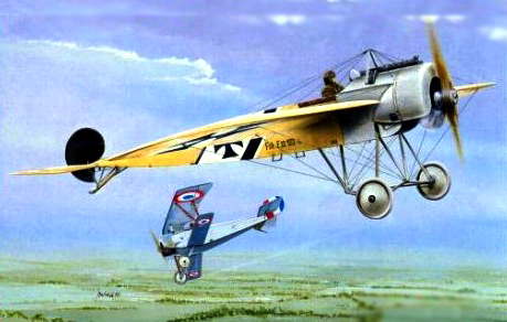 0879  авиация  Fokker E.III (1:72)