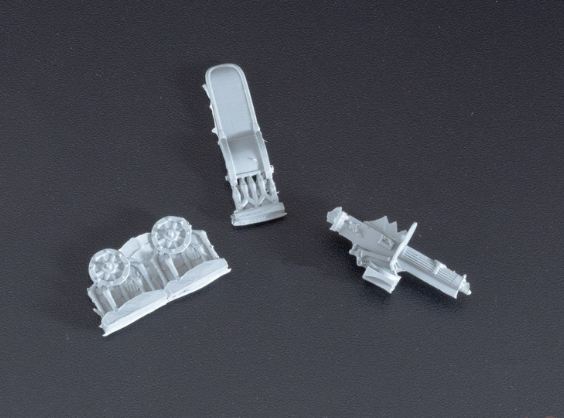 AVD143002901  дополнения из смолы  Пулемет Максима  (1:43)