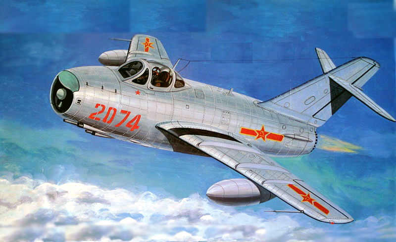02206  авиация  M&G-17PF Fresco (F-5A)  (1:32)
