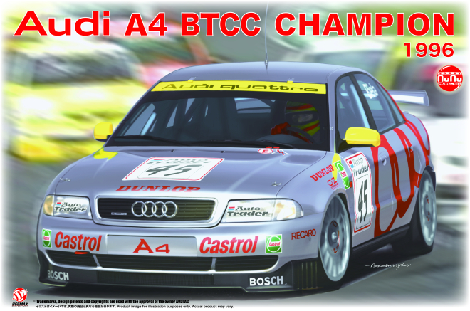 PN24035  автомобили и мотоциклы  Audi A4 quattro 1996 BTCC Champion  (1:24)