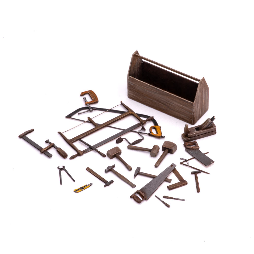 S-257  фототравление  Столярные инструменты, размер M  (1:35)