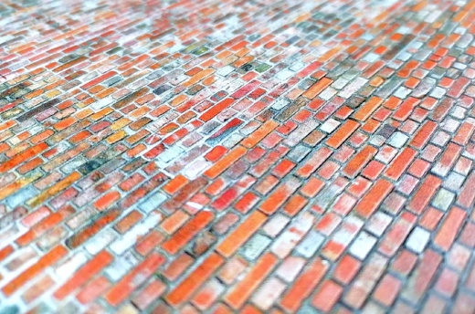 DMS-35070  дополнения из смолы  Кирпичная стена  (1:35)