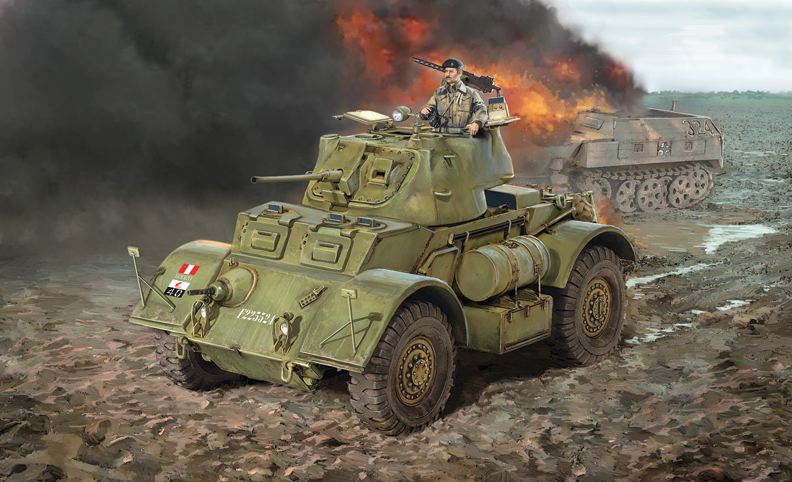 6552  техника и вооружение  STAGHOUND MK. I late version  (1:35)