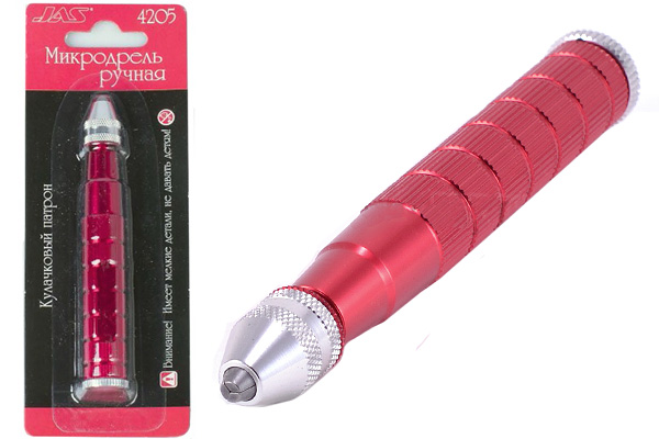 4205  ручной инструмент  Микродрель ручная, кулачковый патрон
