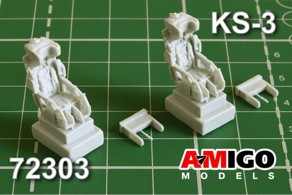 AMG 72303  дополнения из смолы  Катапультное кресло КС-3, 2 шт., для С-7, С-9, С-11  (1:72)