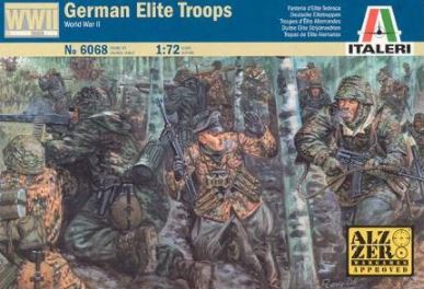 6068  фигуры  WWII-German Elite Troops  (1:72)