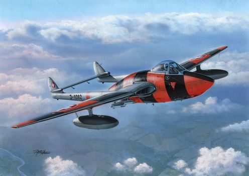 SH72391  авиация  DH.100 Vampire 6 'Pinocchio Nose'   (1:72)