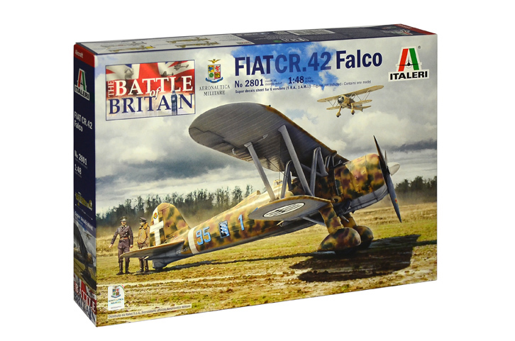 2801  авиация  FIAT CR.42 Falco  (1:48)