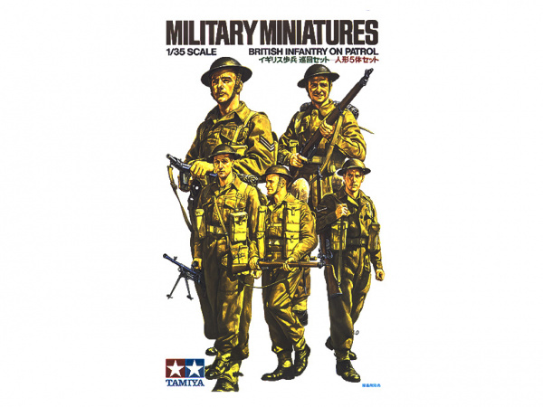 35223  фигуры  Английская пехота с оружием (1:35)