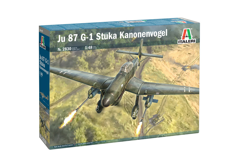 2830  авиация  Junkers Ju-87 G-1 Stuka Kanonenvogel  (1:48)
